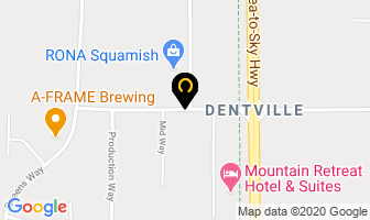Glacier Paint & Wall Covering Ltd in Squamish map