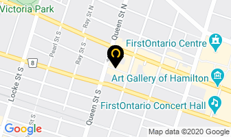 Glanville Carlton R in Hamilton map