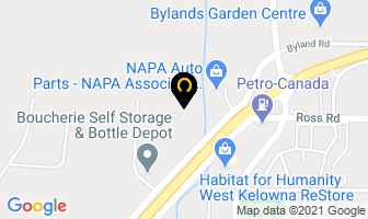 Glass Canada Inc in West Kelowna map