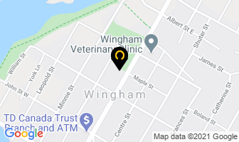Glassier Physiotherapy Clinic in Wingham map