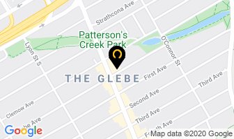 Glebe Car Wash in Guelph map
