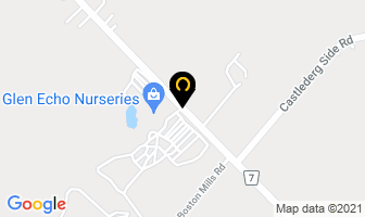 Glen Echo Nurseries Inc in Caledon map