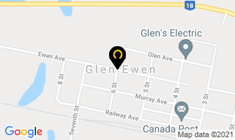 Glen Ewen Communiplex in Division No. 14 map