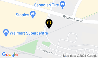 Glen Young Physiotherapy in Winnipeg map