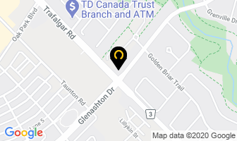 Glenashton Dental Centre in Burlington map