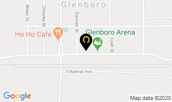 Glenboro Fire Hall in Glenboro map