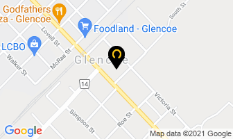 Glencoe Presbyterian Church in Glencoe map