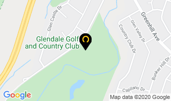 Glendale Curling in Hamilton map