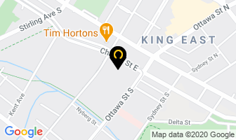 Glenn Stewart Insurance in Kitchener map