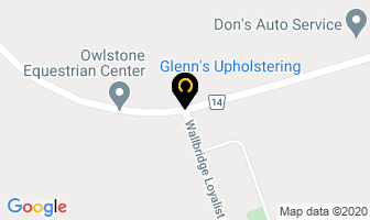 Glenn's Upholstering in Quinte West map