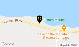 Glenora Marina in Prince Edward map