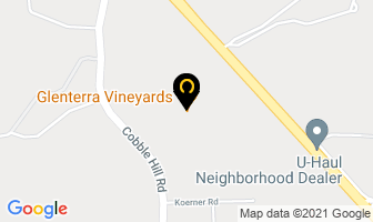 Glenterra Vineyards in Cobble Hill map