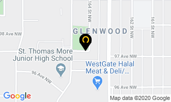 Glenwood Community League in Kenora map