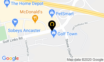 Glesgo Cleaners in Ancaster map