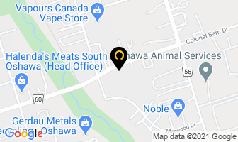 Global Medco in Oshawa map