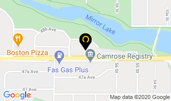 Global Pet Foods in Camrose map