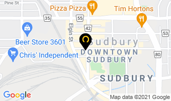Glow Hair Studio & Gallery in Sudbury map