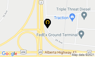 Go Rv Grande Prairie Ltd in Clairmont map