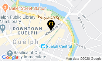 Go Transit Guelph Terminal Agency in Guelph map