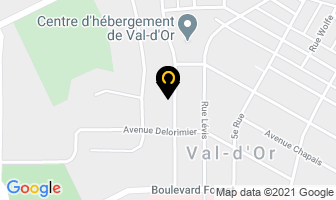 Gobeil Ciment Inc in Val-d'Or map