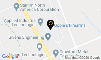 Goble's Firearms in London map
