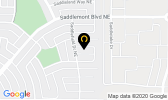 God Light Towing in Calgary map