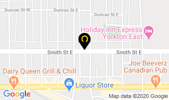 Godfrey Dean Art Gallery in Yorkton map