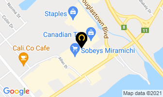 Goji's Frozen Yogurt in Miramichi map