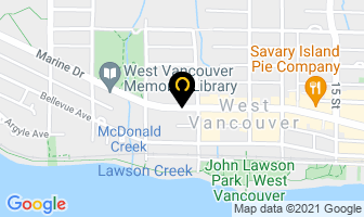 Golare Inc in West Vancouver map