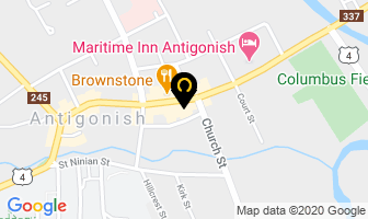 Gold Dust Tanning in Antigonish map