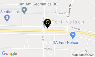 Gold Fever in Fort Nelson map