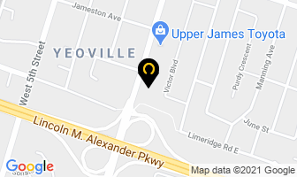 Golda Bronte Dr in Hamilton map