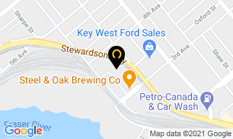 Golden Bonbon in New Westminster map