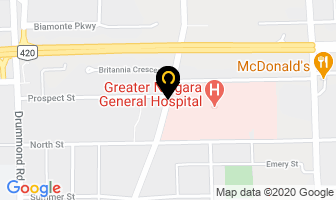 Golden Care Pharmacy in Niagara Falls map