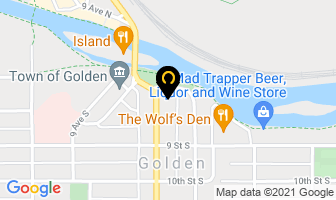 Golden Civic Centre in Agassiz map