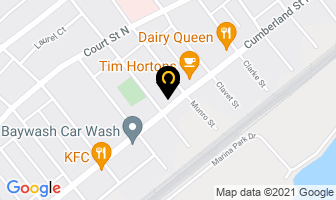 Golden Crown Pizza in Thunder Bay map