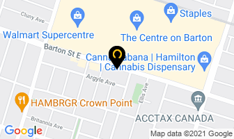 Golden Horseshoe Credit Union in Hamilton map