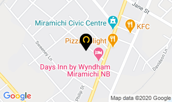 Golden Lotus Esthetics in Miramichi map
