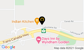 Golden Village Inn in Agassiz map