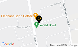 Golden Wellness Centre in Richmond Hill map