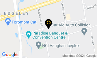Goldfinger's Auto Collision in Vaughan map