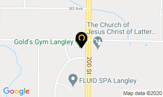 Gold's Gym in Langley map