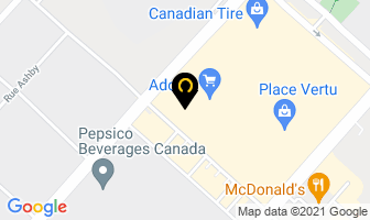 Gold's Gym Place Vertu in Brantford map