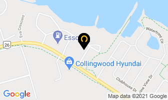 Golf Fitters in Collingwood map