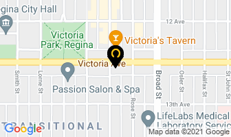 Golf's Steak House in Regina map