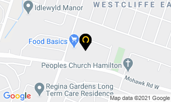 Good Health Mart in Hamilton map