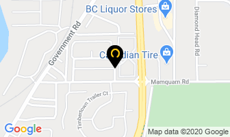 Goodwin Studios in Squamish map