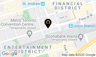 Google Canada in Toronto map
