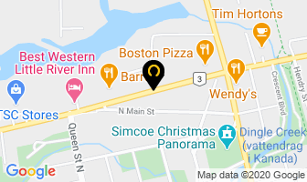 Gordian Global Marketing in Simcoe map