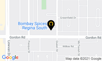Gordon Convenience Store in Regina map